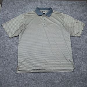 Footjoy‎ Polo Shirt Mens XL Short Sleeve Golf Geometric Diamond Print FJ